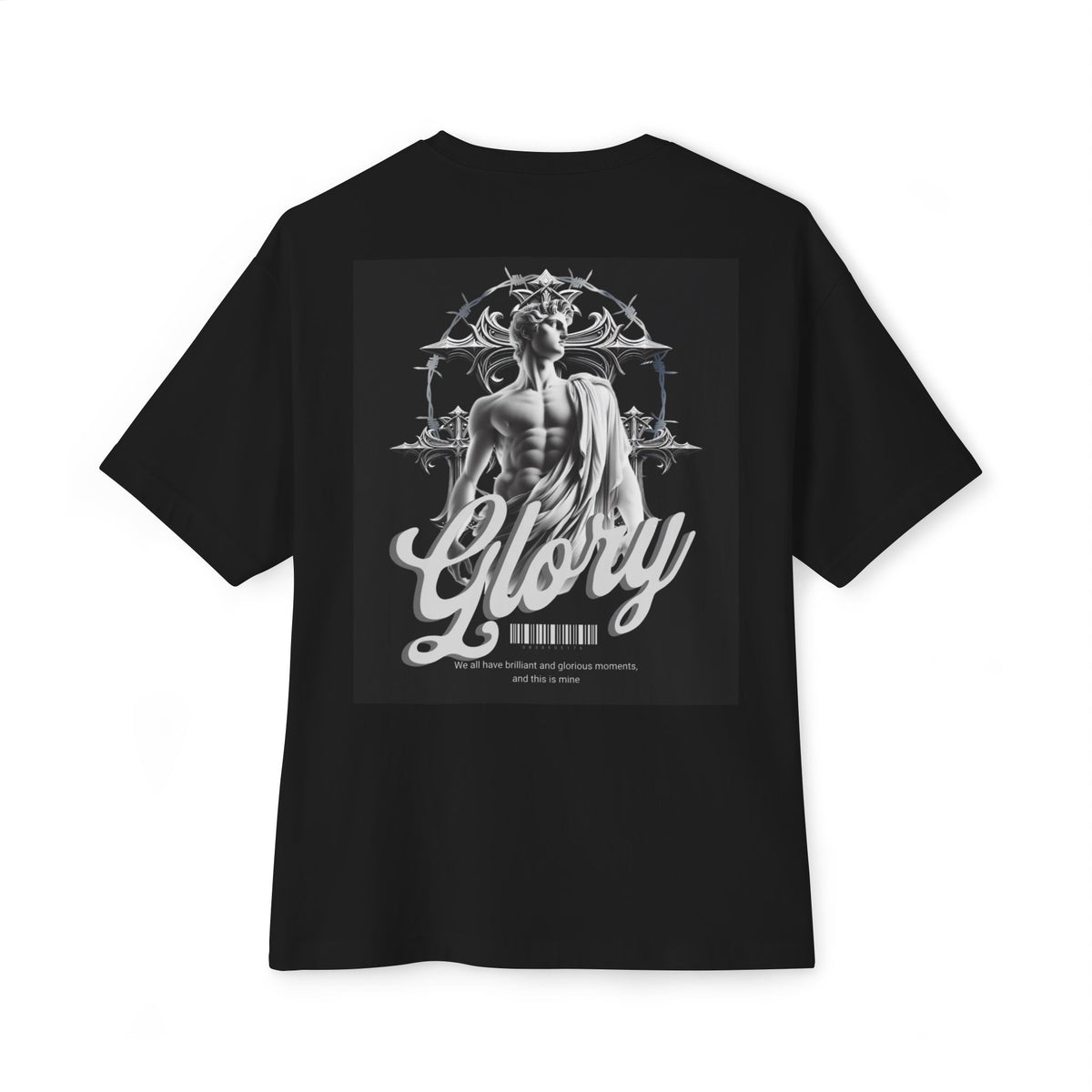 Glory Graphic Oversized Tee - Casual Unisex Shirt, Art Print T-Shirt, Comfortable and Stylish