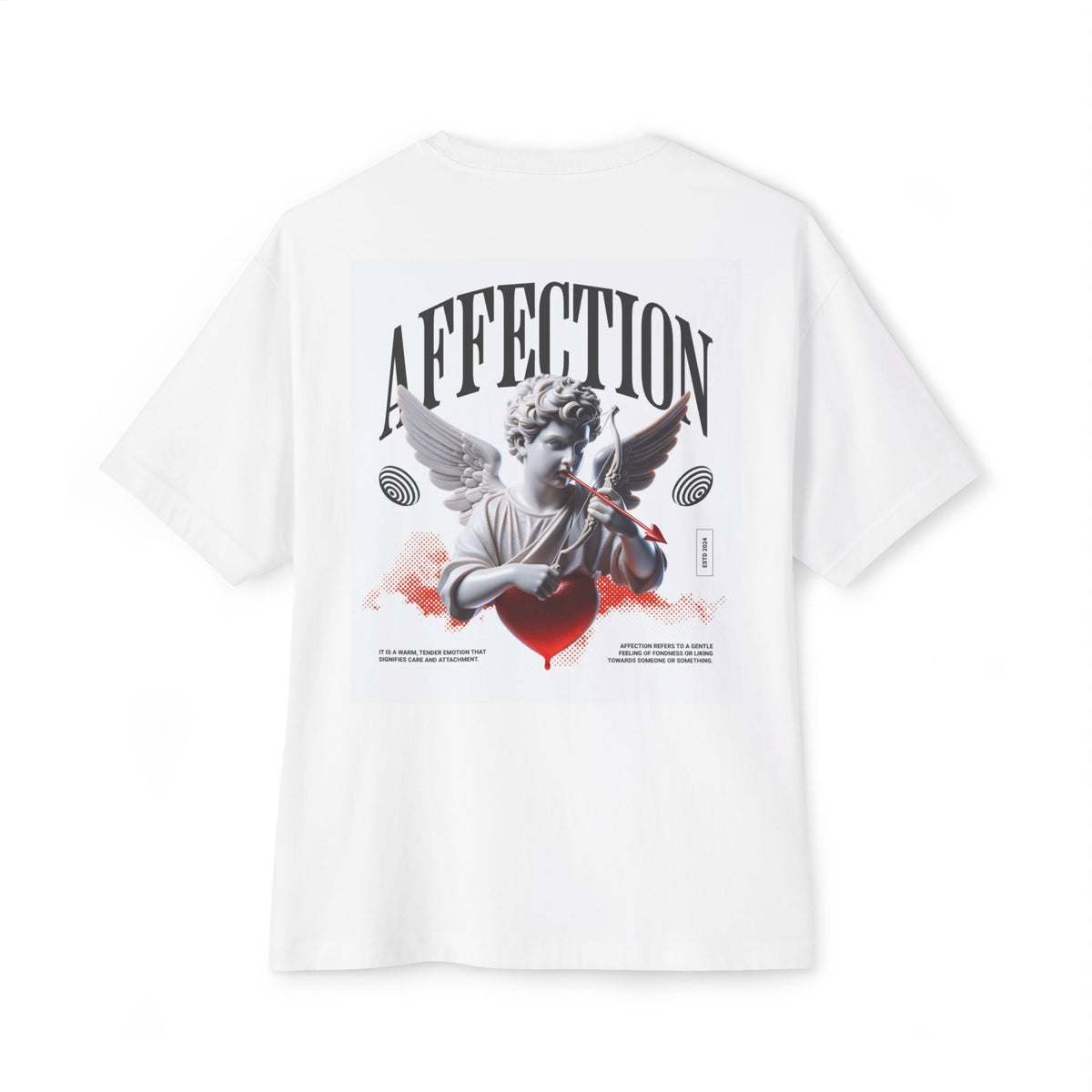 Affection Graphic Oversized Tee - Streetwear Shirt, Casual Fashion, Summer Top