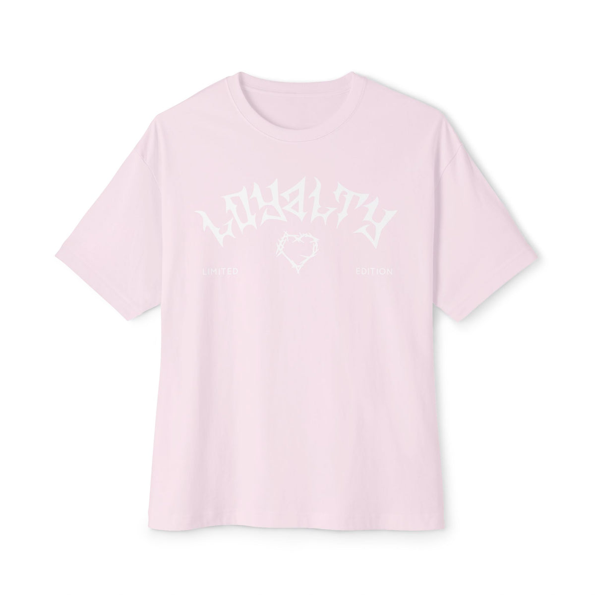 'Loyalty' Unisex Oversized Boxy Tee - Casual Streetwear, Gifts for Friends, Trendy Lifestyle, Relaxed Fit, Everyday Wear